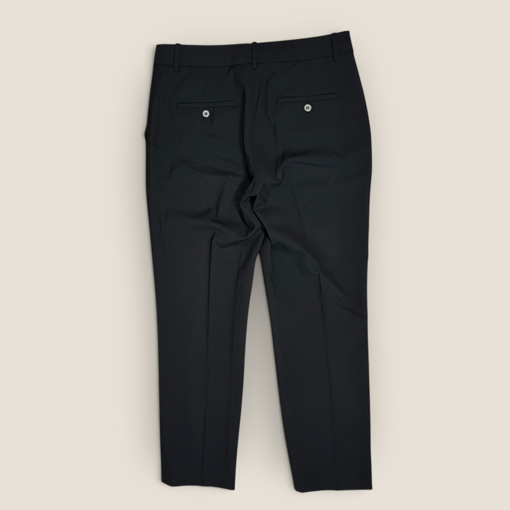 Theory Treeca 2 Traceable Wool Slim Leg Pants Black Size 4 H0101234